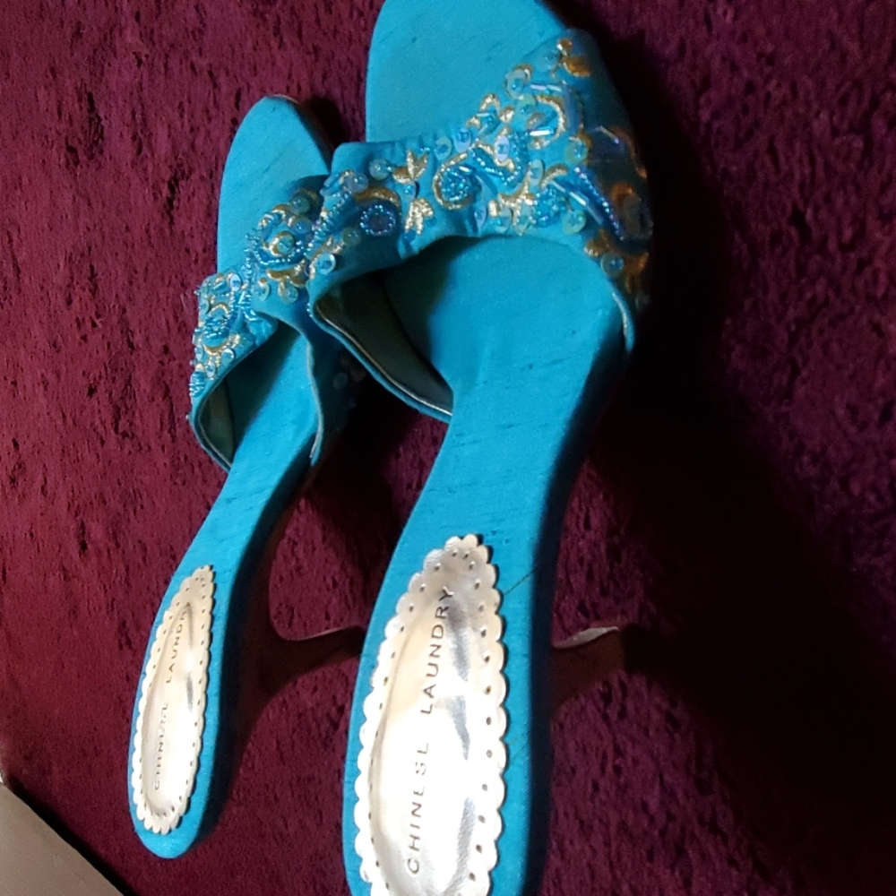 Turquoise Open toe - Picture 3 of 3